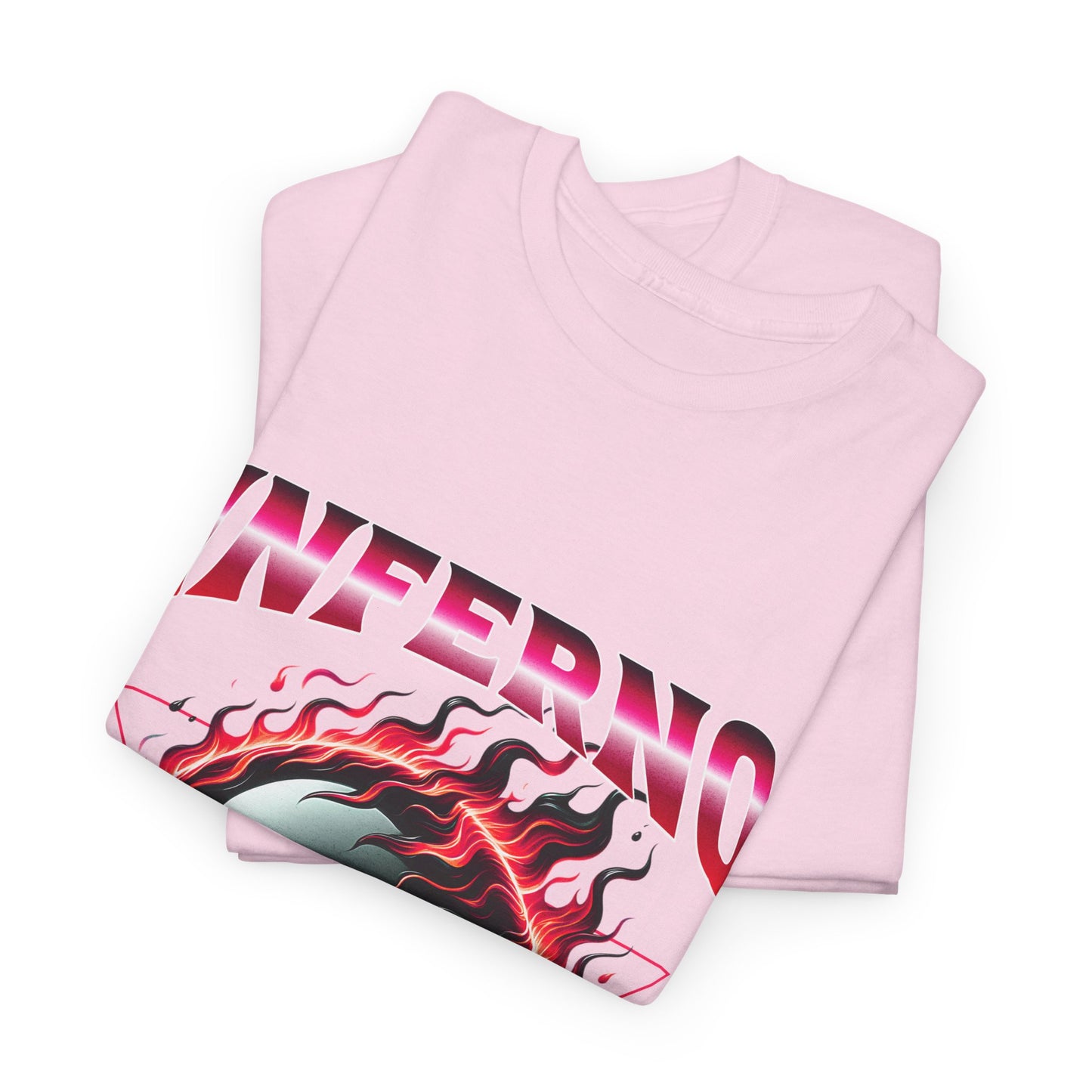 Inferno 8-Ball Design Unisex Heavy Cotton Tee
