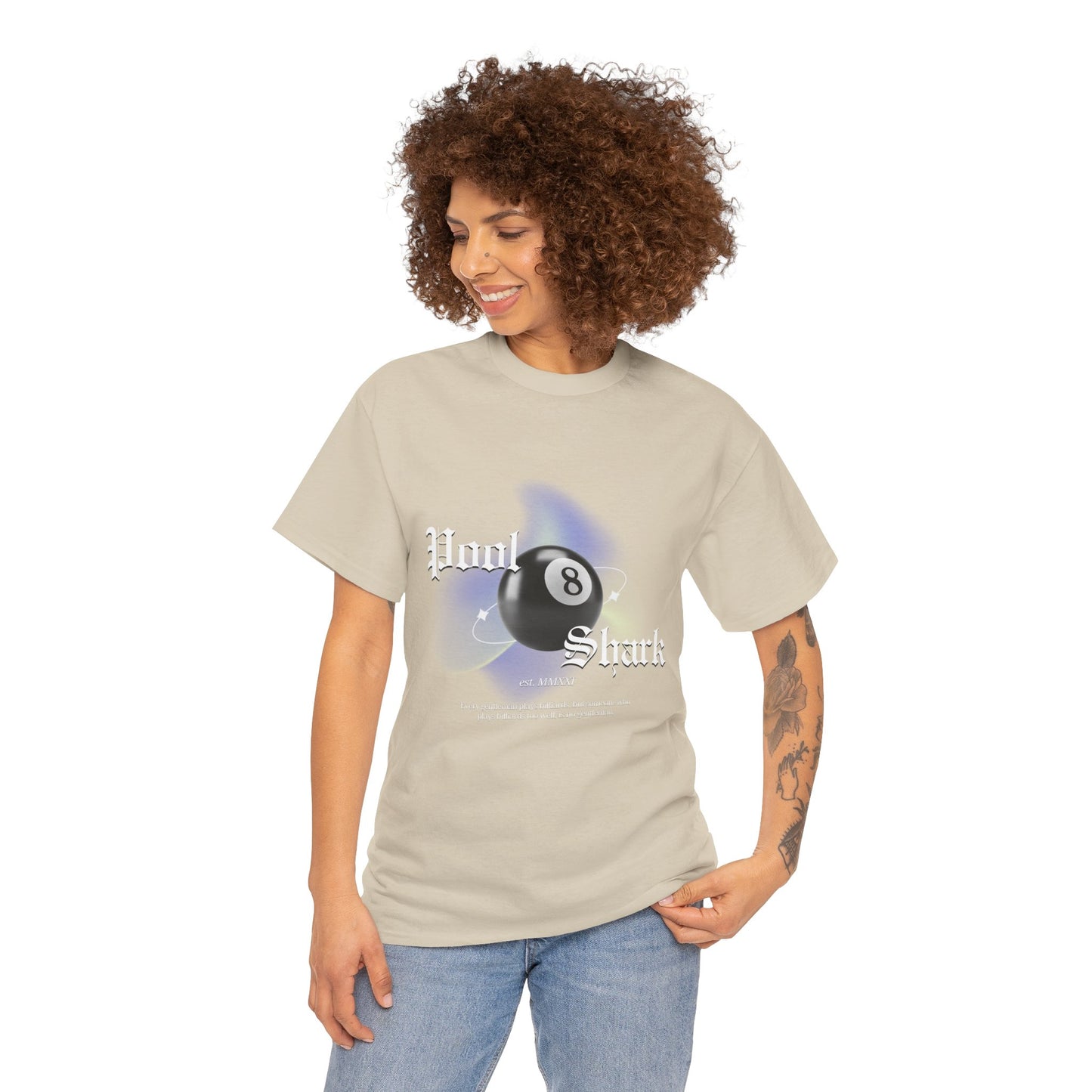 8 Ball Pool Shark Unisex Tee