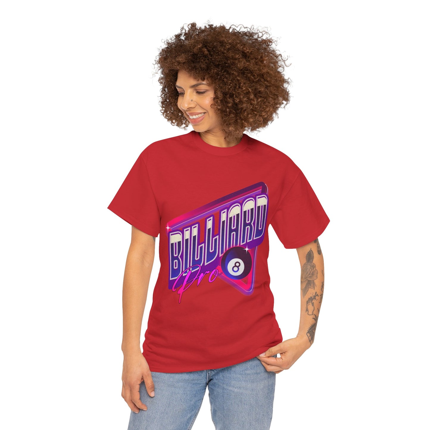Billiard Pro 8-Ball Unisex Heavy Cotton Tee