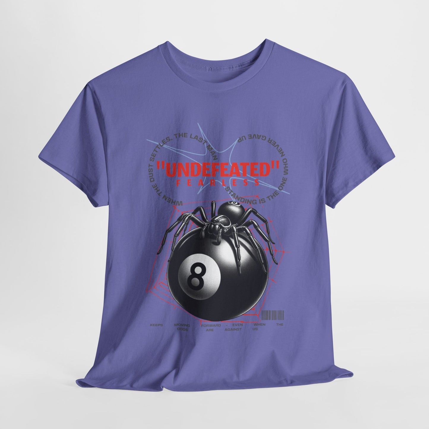 Undefeated Spider 8-Ball Unisex Heavy Cotton Tee