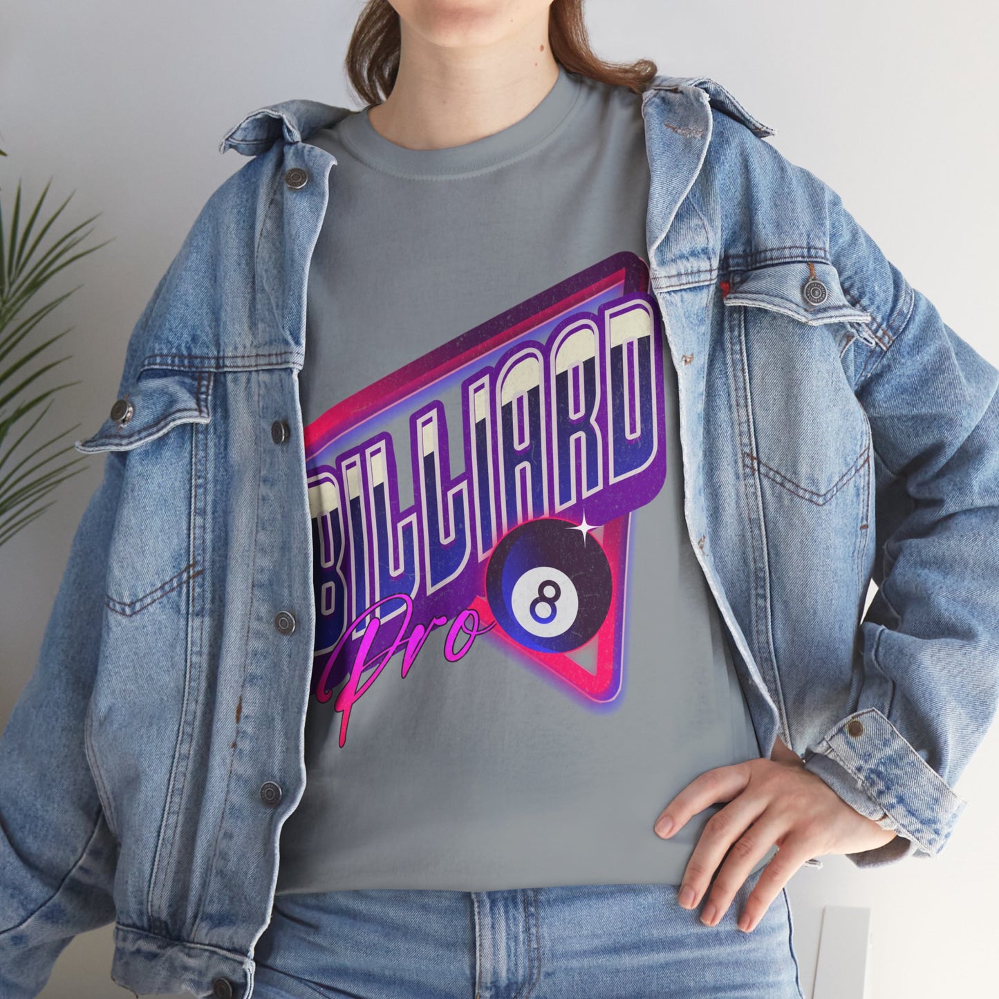 Billiard Pro 8-Ball Unisex Heavy Cotton Tee