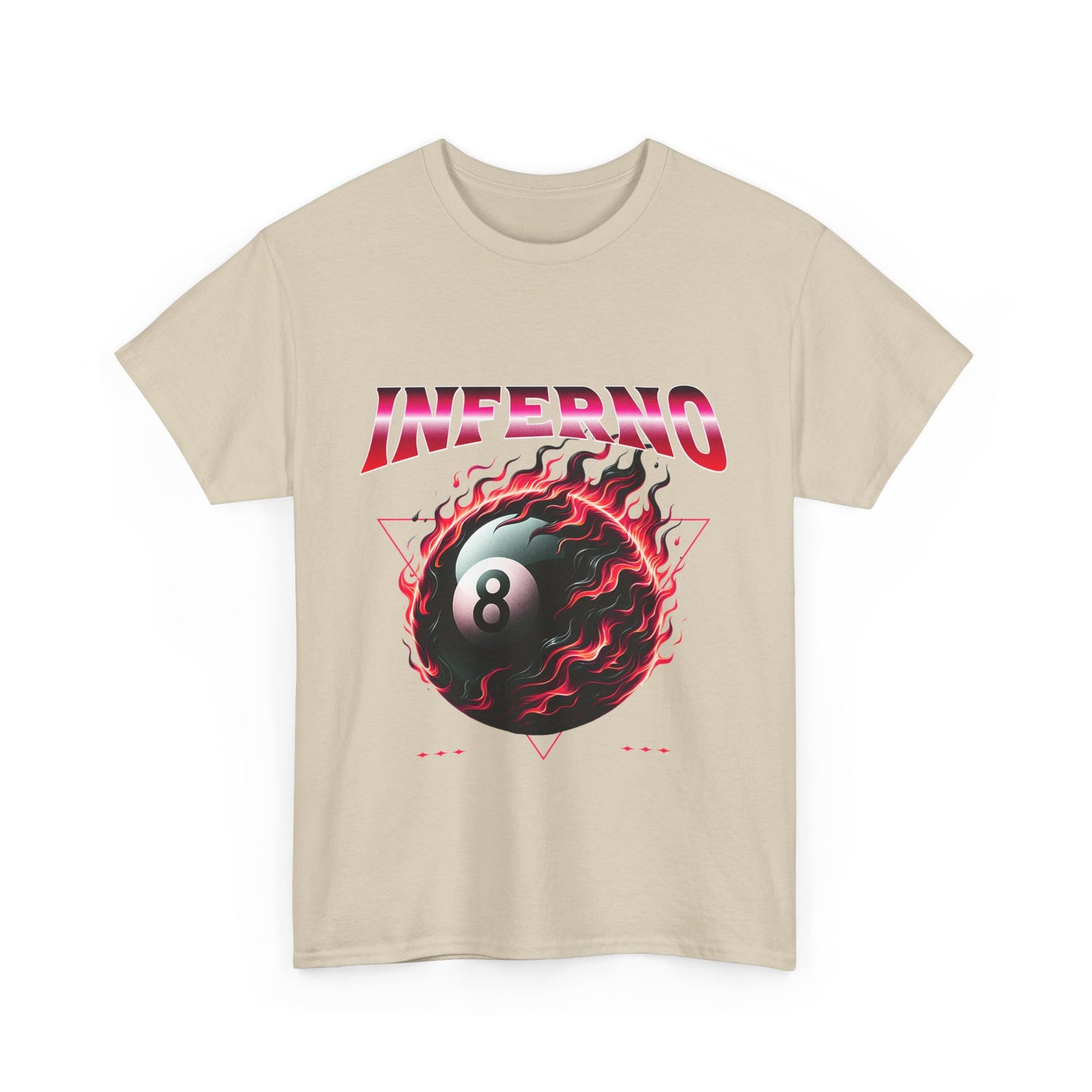 Inferno 8-Ball Design Unisex Heavy Cotton Tee