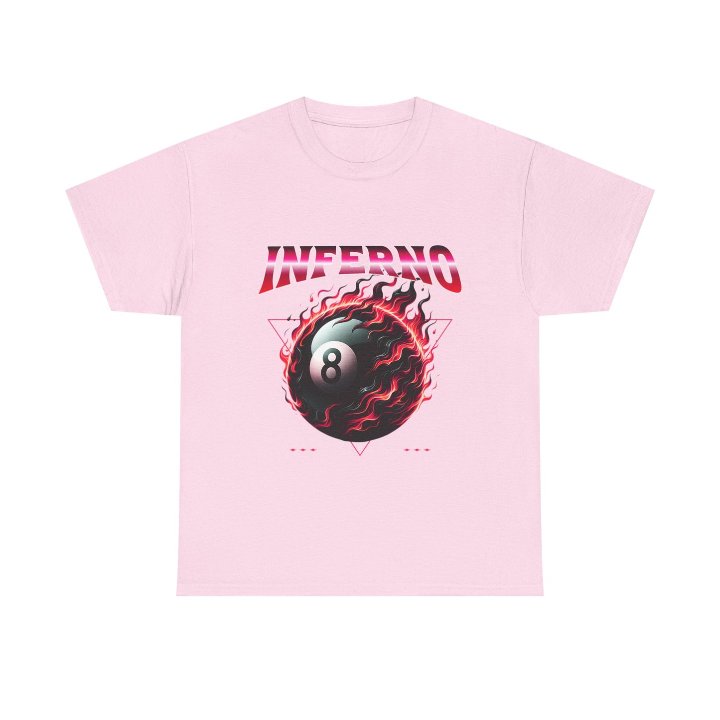Inferno 8-Ball Design Unisex Heavy Cotton Tee