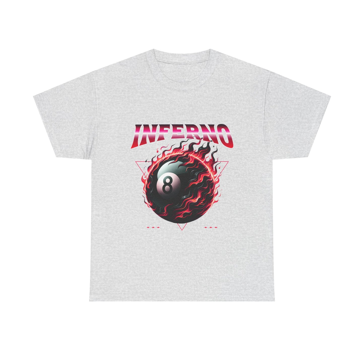 Inferno 8-Ball Design Unisex Heavy Cotton Tee