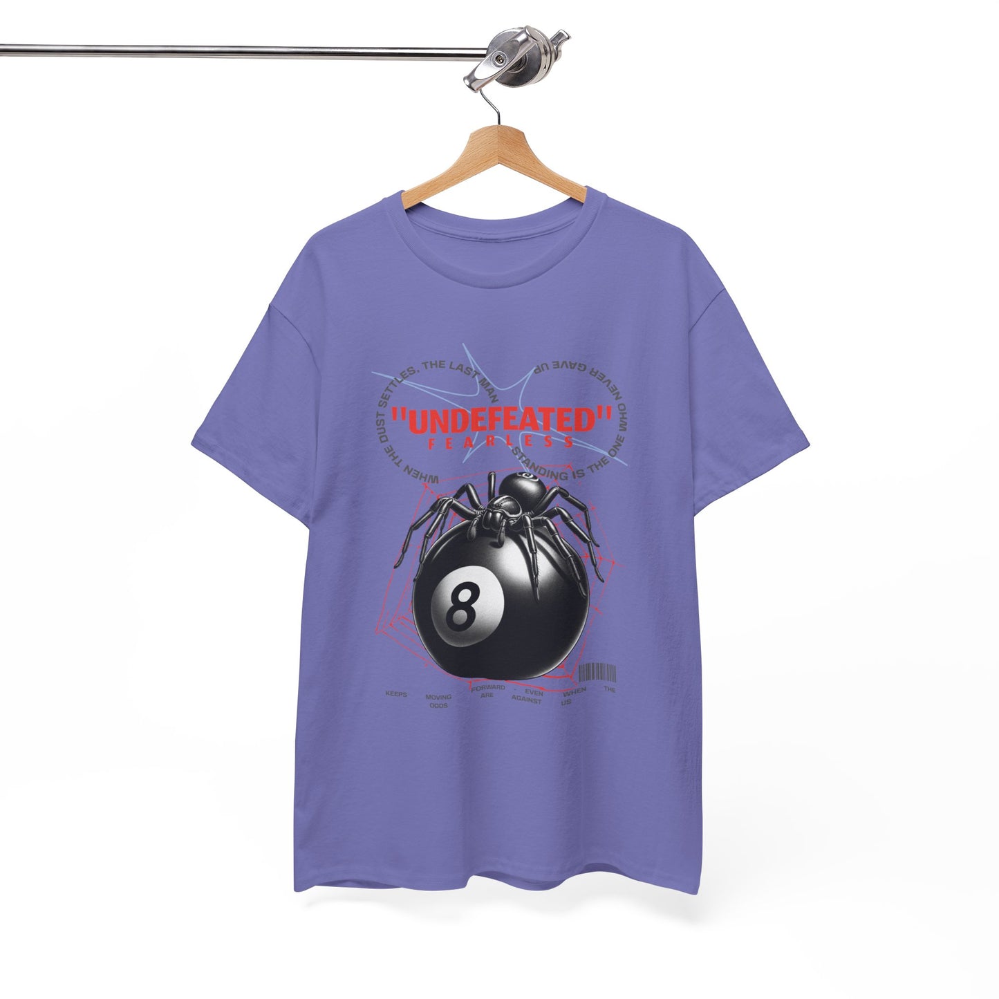 Undefeated Spider 8-Ball Unisex Heavy Cotton Tee