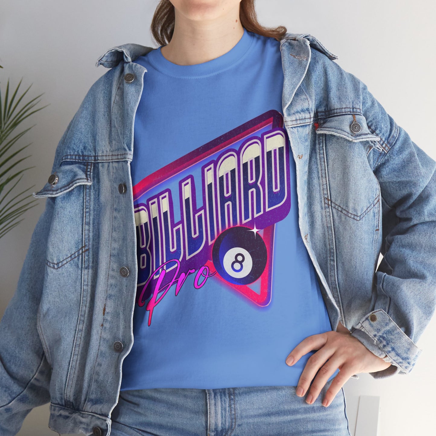 Billiard Pro 8-Ball Unisex Heavy Cotton Tee