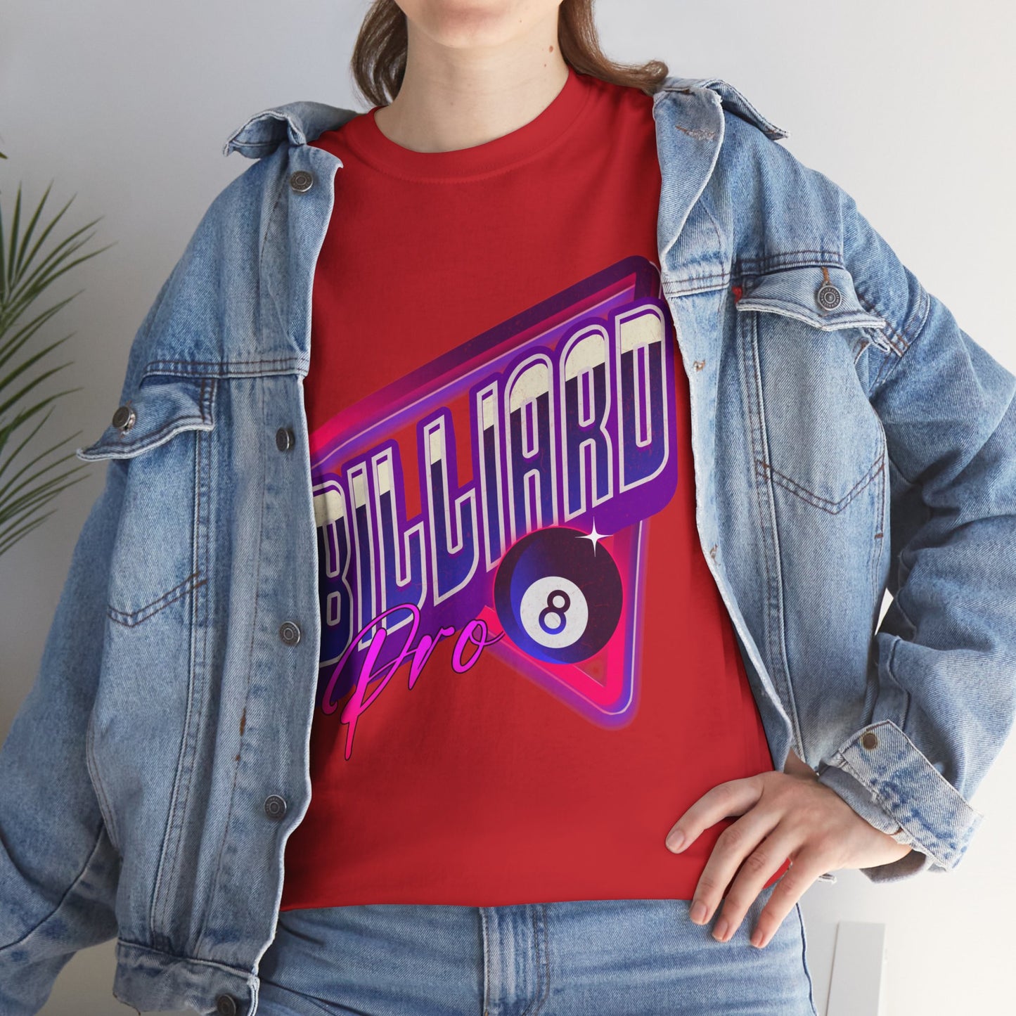 Billiard Pro 8-Ball Unisex Heavy Cotton Tee