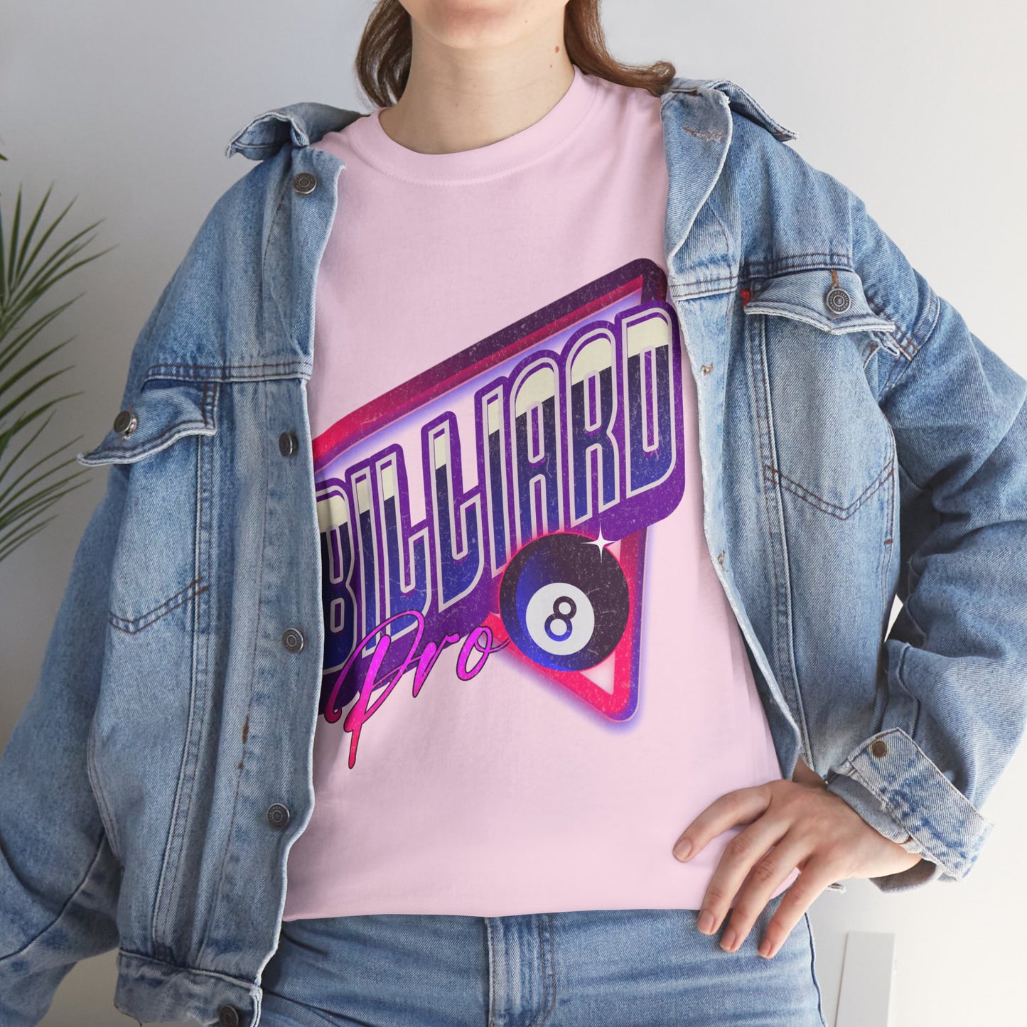 Billiard Pro 8-Ball Unisex Heavy Cotton Tee