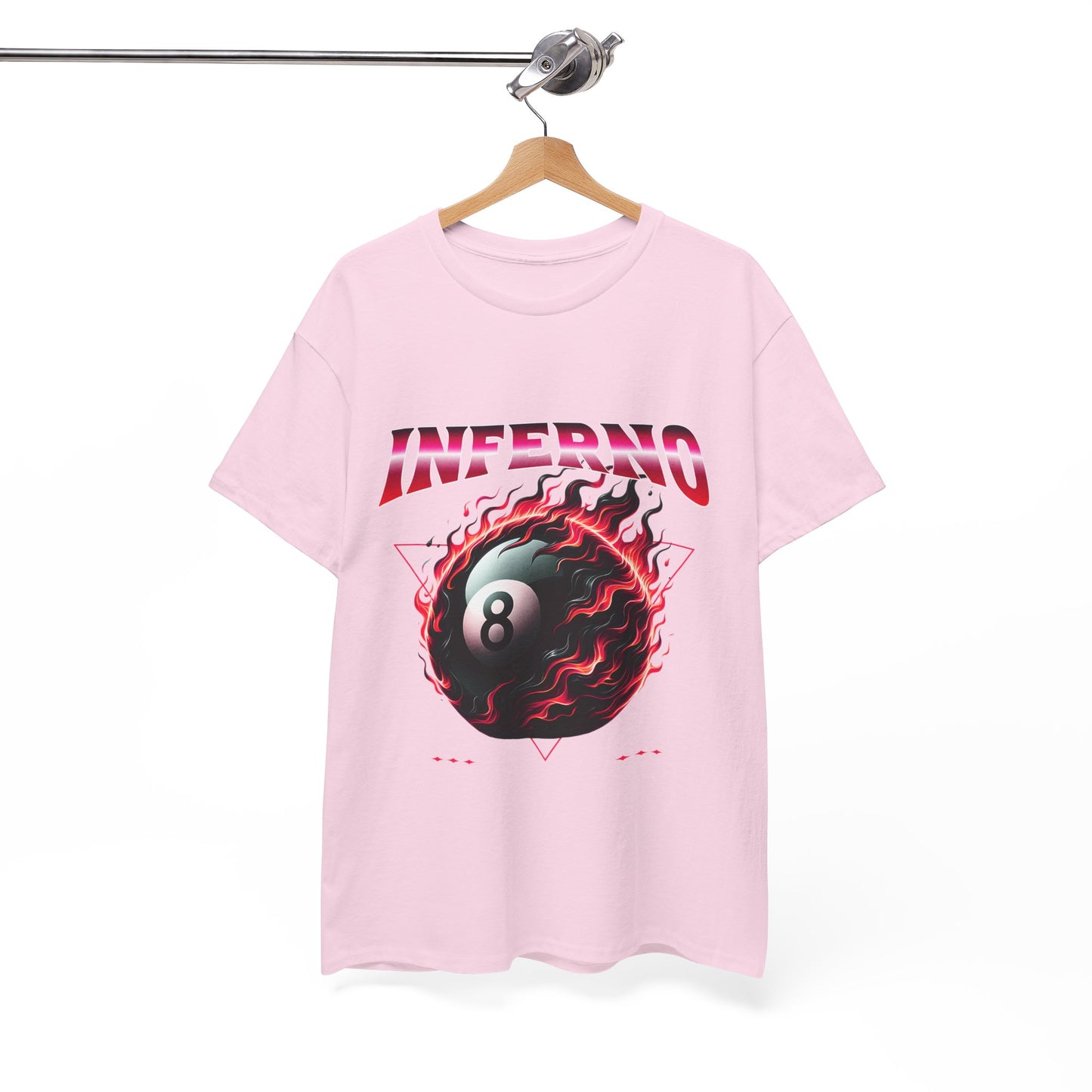 Inferno 8-Ball Design Unisex Heavy Cotton Tee