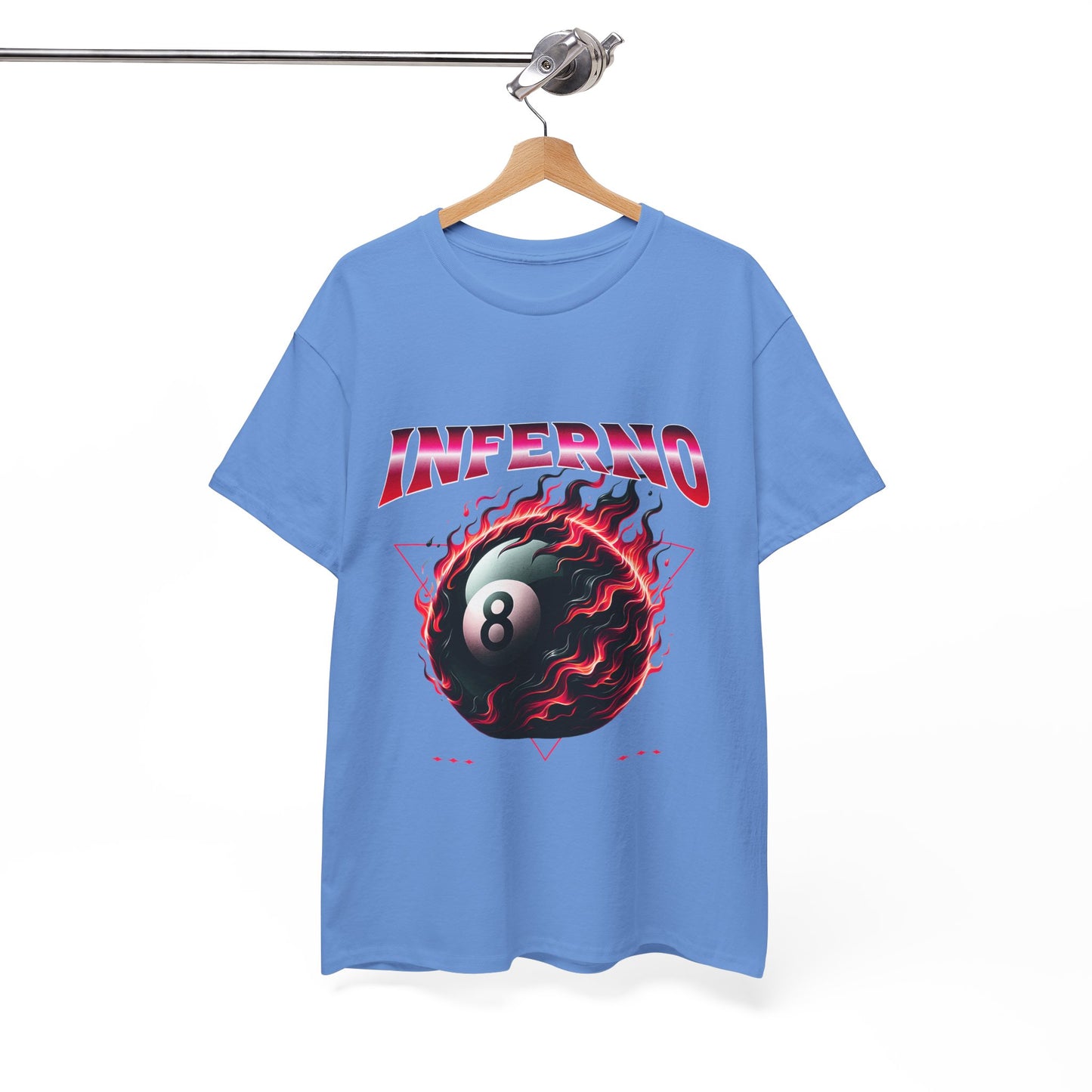 Inferno 8-Ball Design Unisex Heavy Cotton Tee