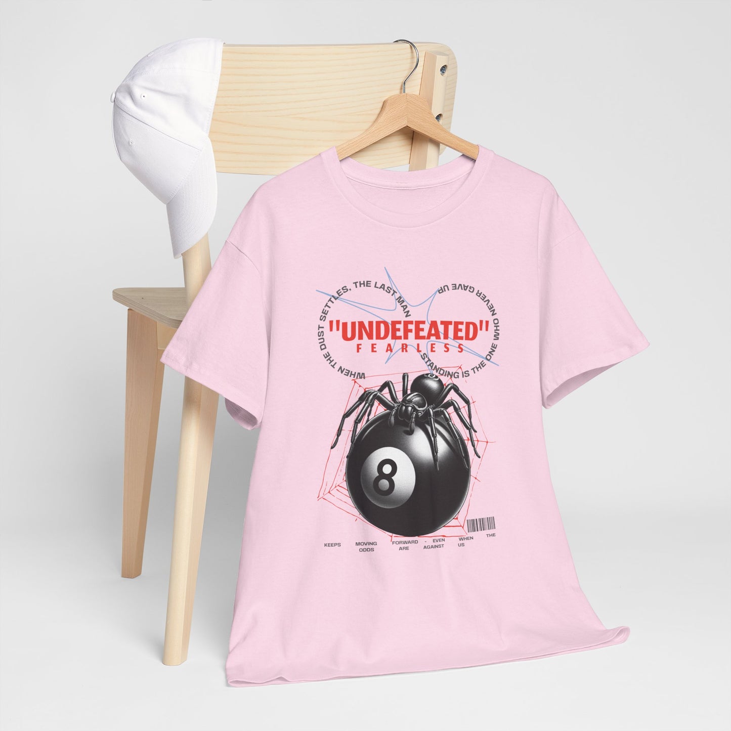 Undefeated Spider 8-Ball Unisex Heavy Cotton Tee