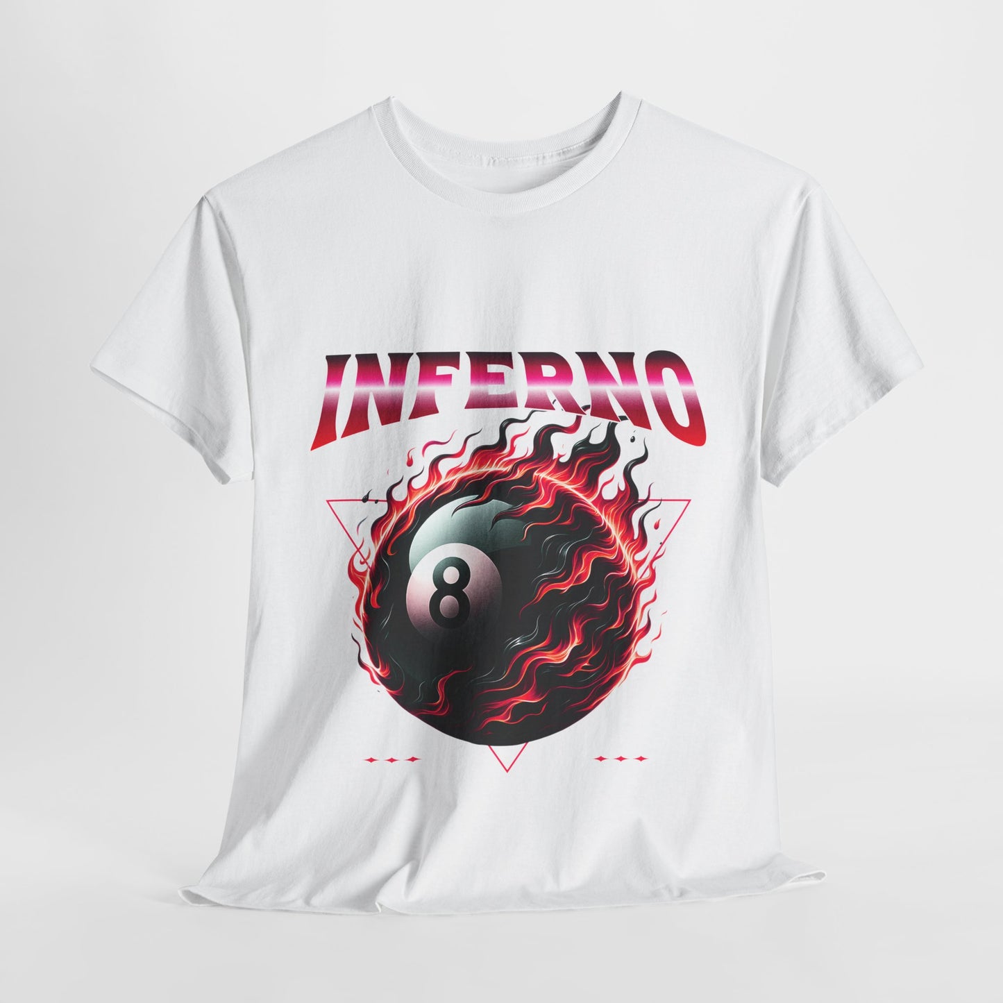 Inferno 8-Ball Design Unisex Heavy Cotton Tee