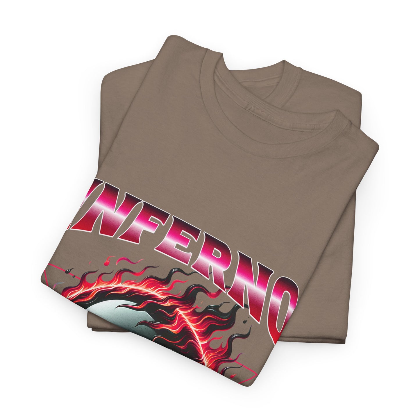Inferno 8-Ball Design Unisex Heavy Cotton Tee