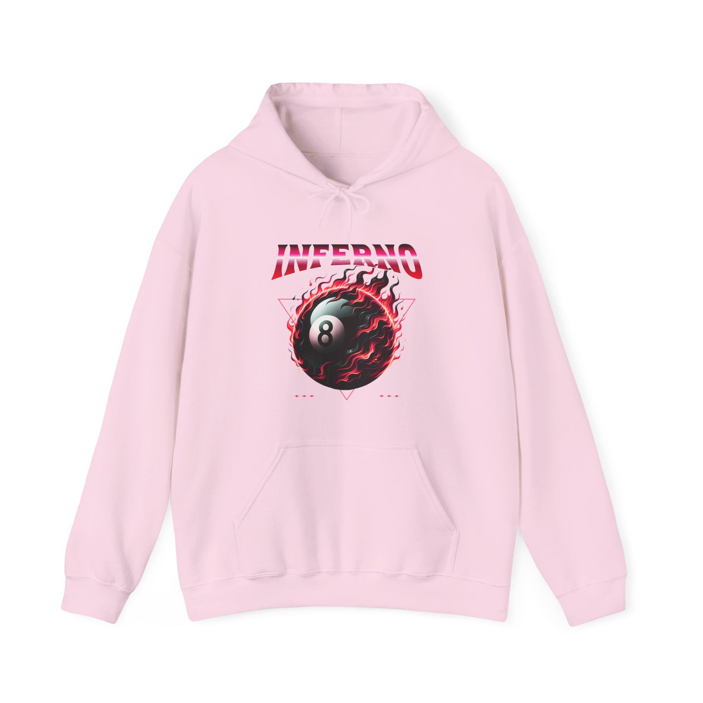 Inferno Eight Ball Unisex Hoodie - Cozy Streetwear Sweatshirt