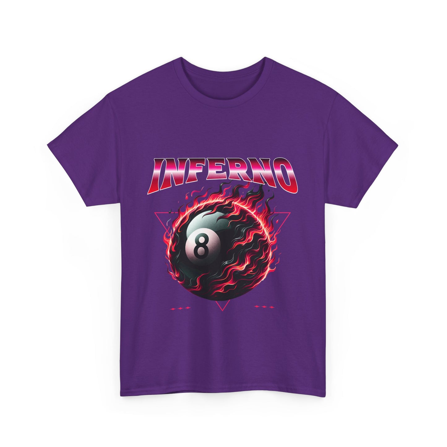 Inferno 8-Ball Design Unisex Heavy Cotton Tee
