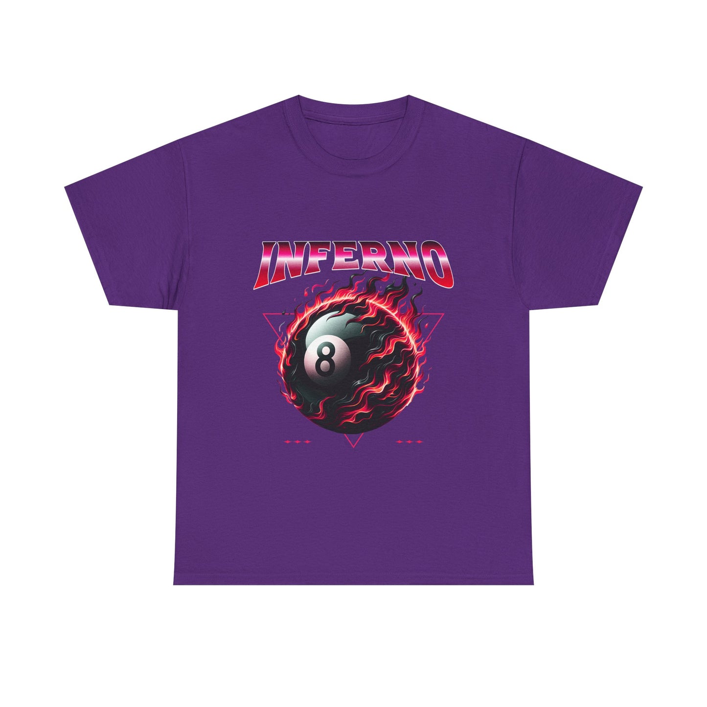 Inferno 8-Ball Design Unisex Heavy Cotton Tee