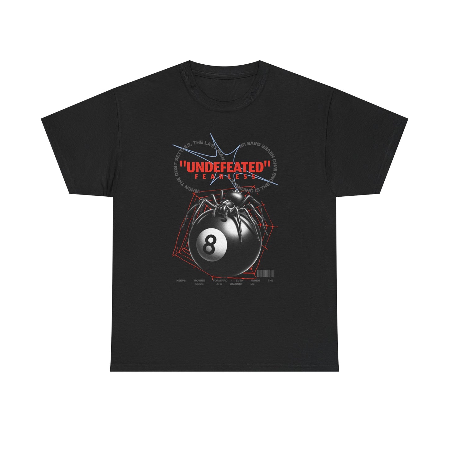 Undefeated Spider 8-Ball Unisex Heavy Cotton Tee