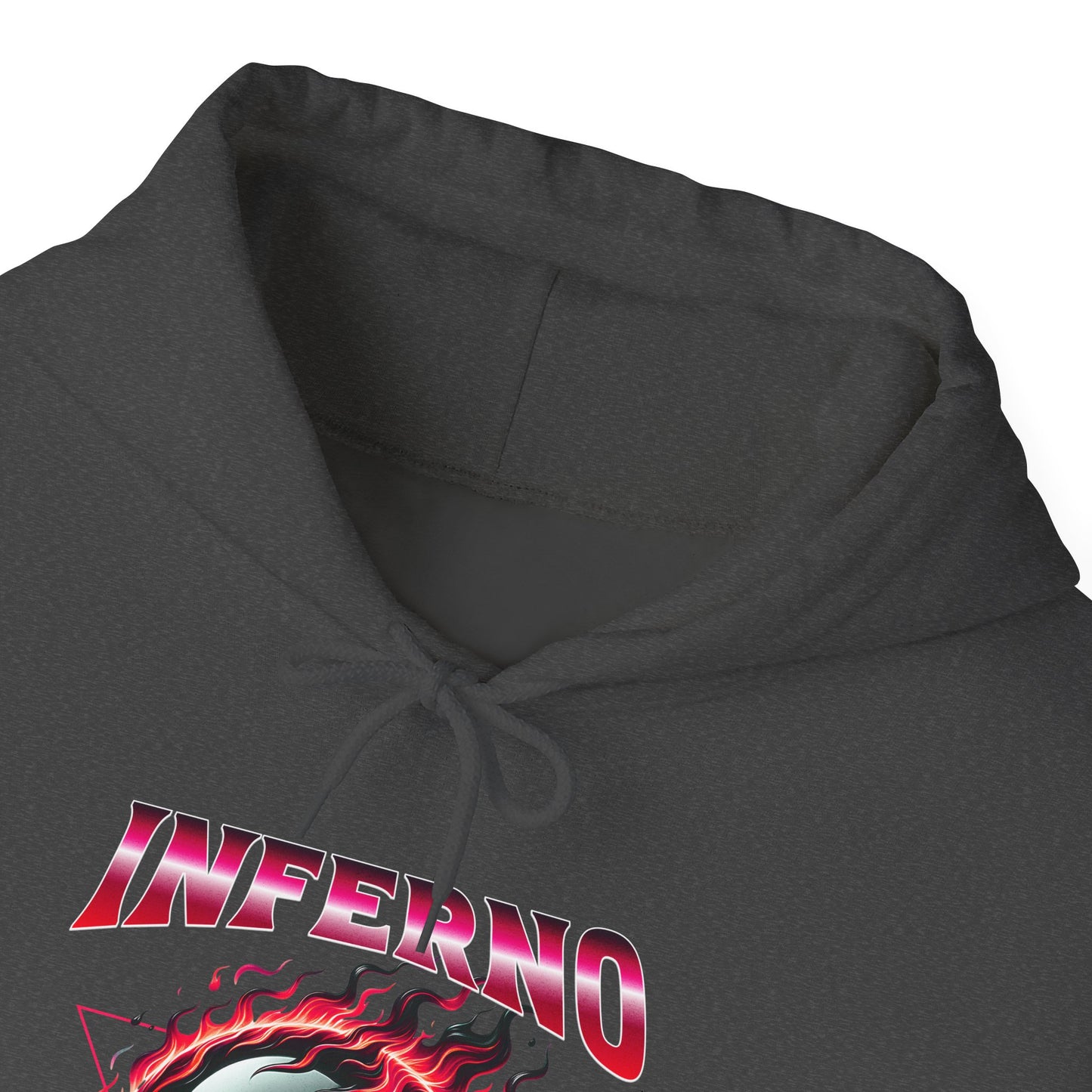 Inferno Eight Ball Unisex Hoodie - Cozy Streetwear Sweatshirt
