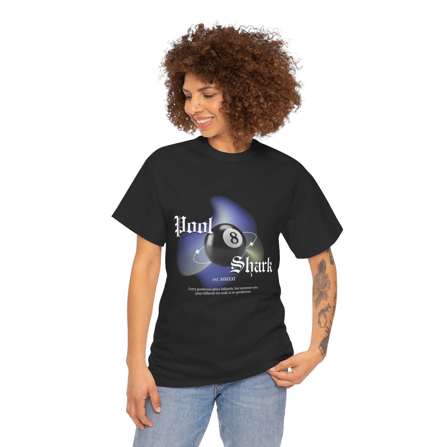 8 Ball Pool Shark Unisex Tee