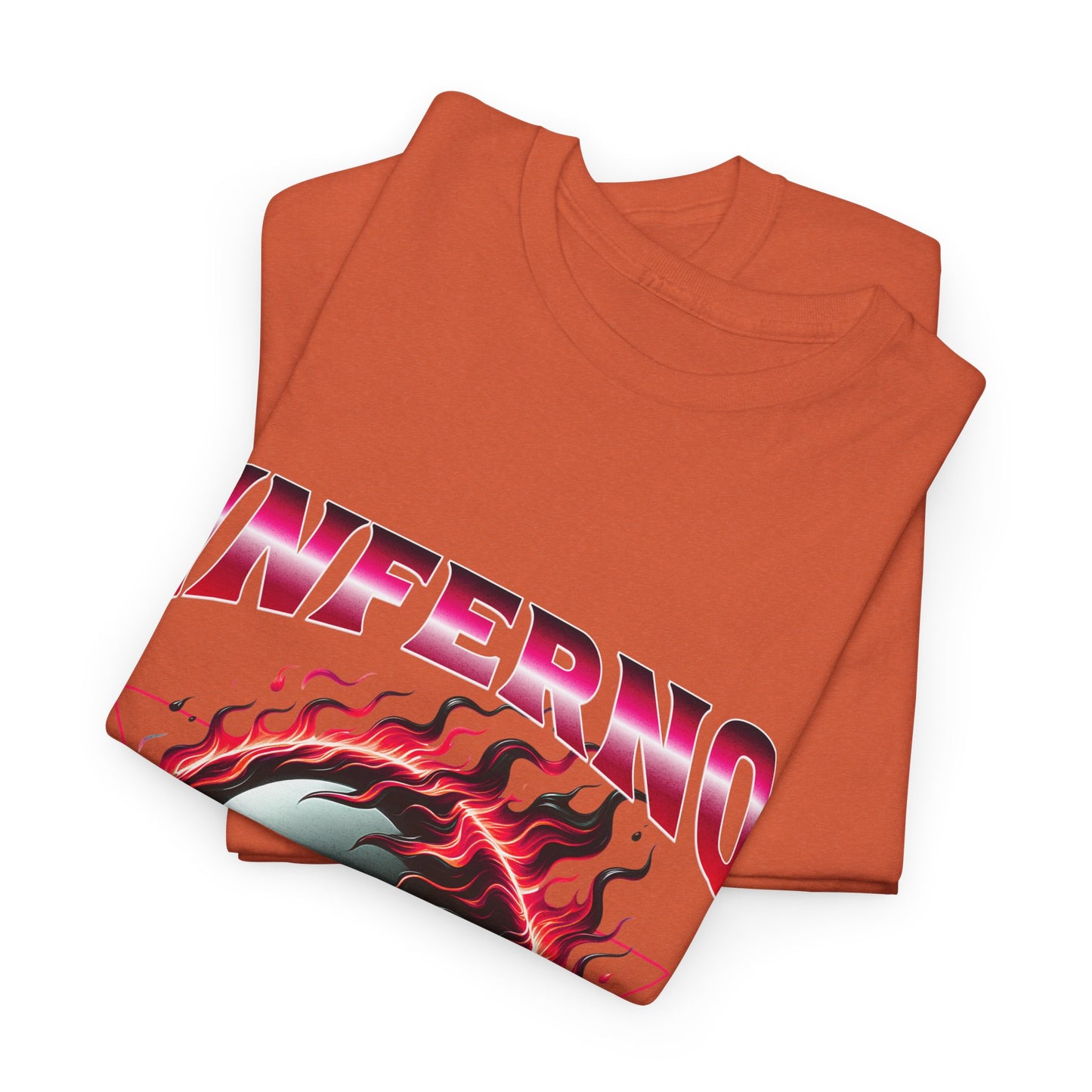 Inferno 8-Ball Design Unisex Heavy Cotton Tee