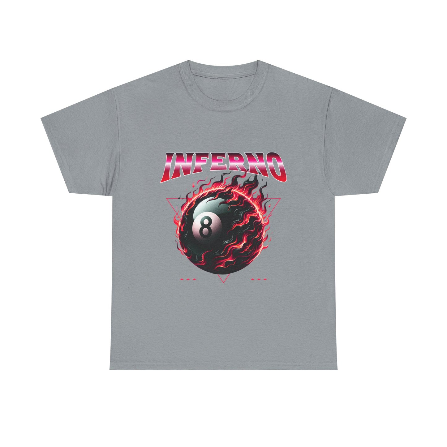 Inferno 8-Ball Design Unisex Heavy Cotton Tee