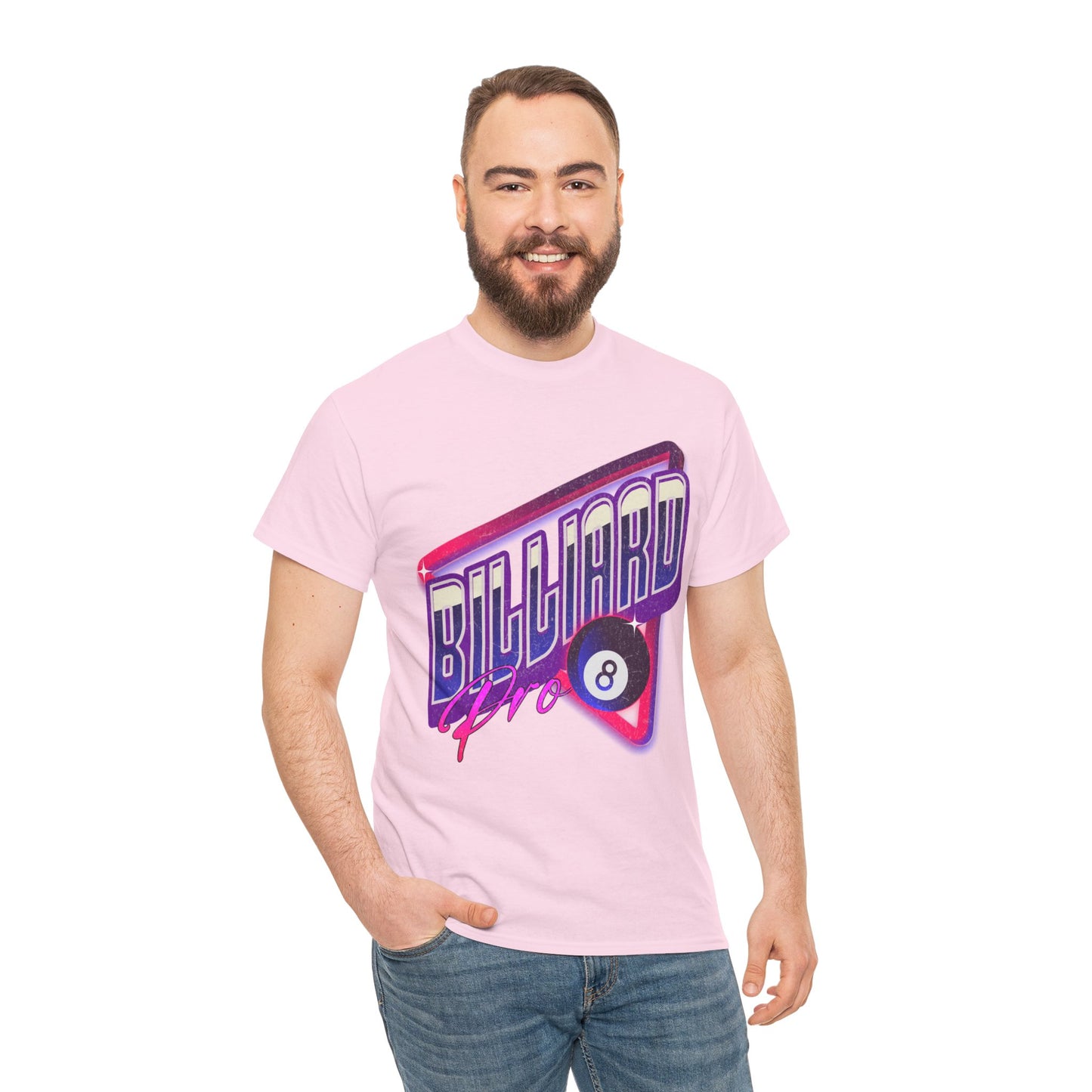 Billiard Pro 8-Ball Unisex Heavy Cotton Tee