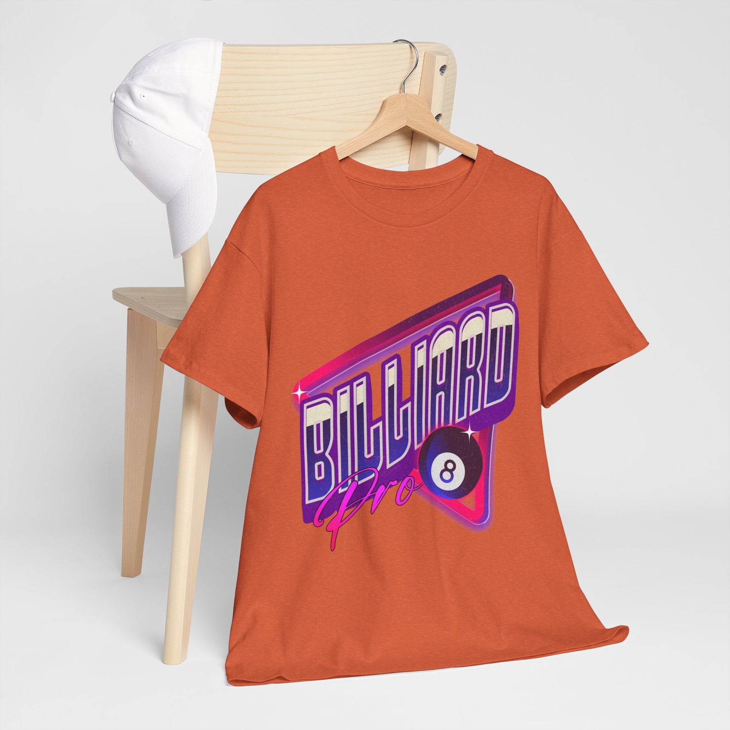 Billiard Pro 8-Ball Unisex Heavy Cotton Tee