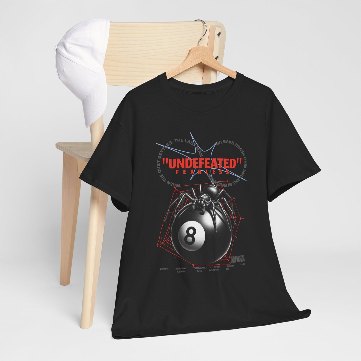 Undefeated Spider 8-Ball Unisex Heavy Cotton Tee