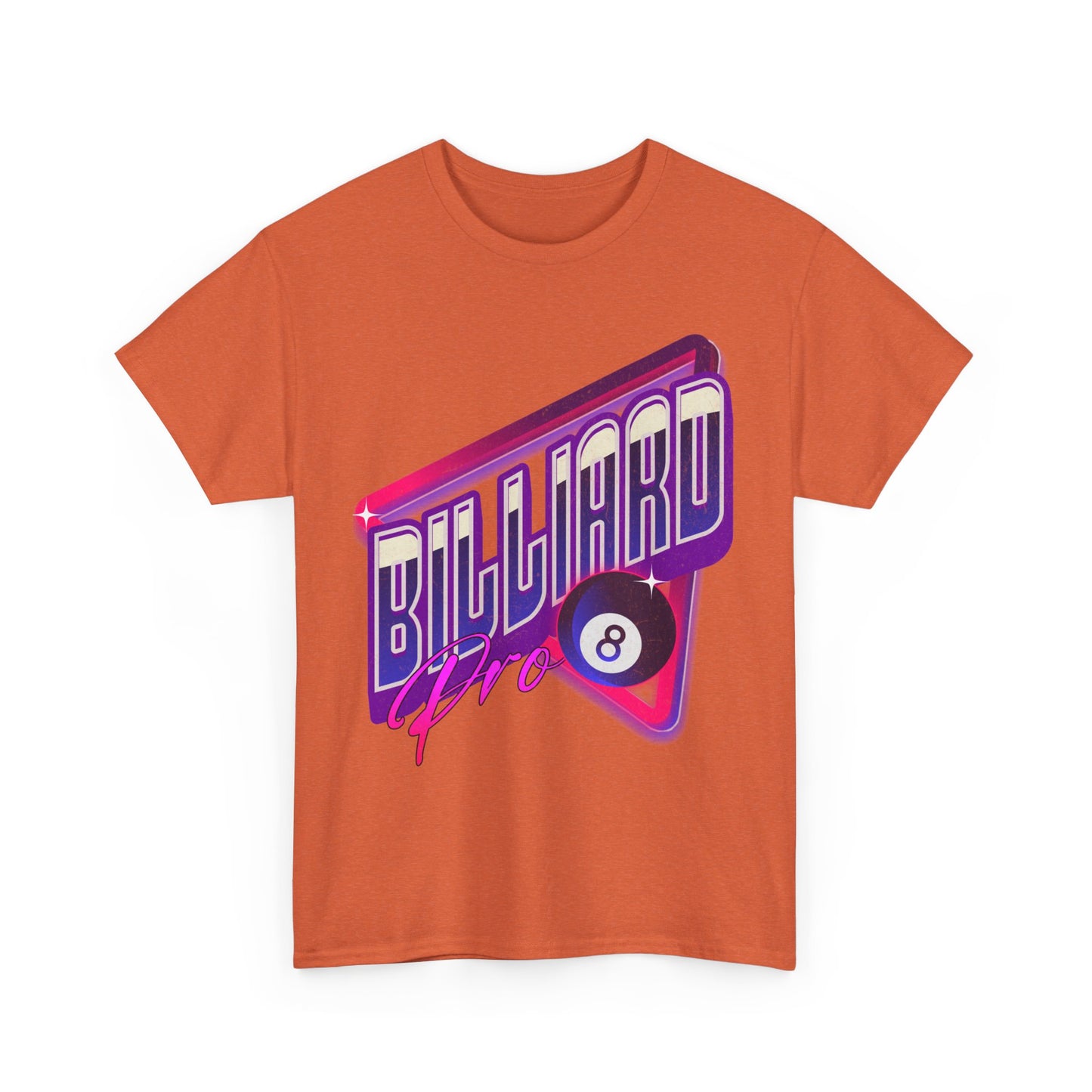 Billiard Pro 8-Ball Unisex Heavy Cotton Tee