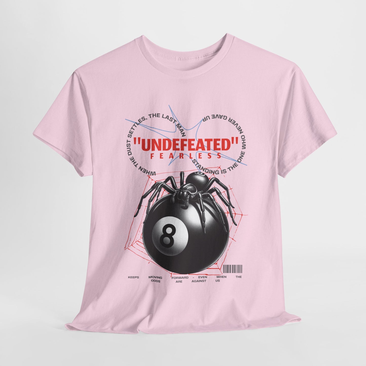 Undefeated Spider 8-Ball Unisex Heavy Cotton Tee