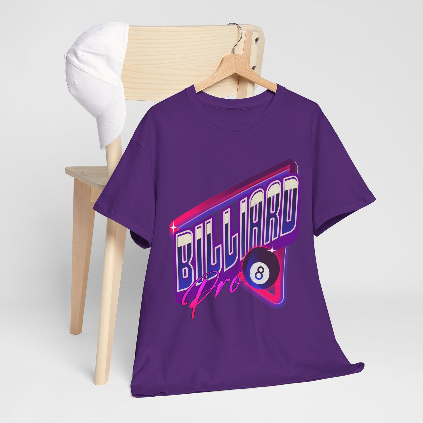 Billiard Pro 8-Ball Unisex Heavy Cotton Tee