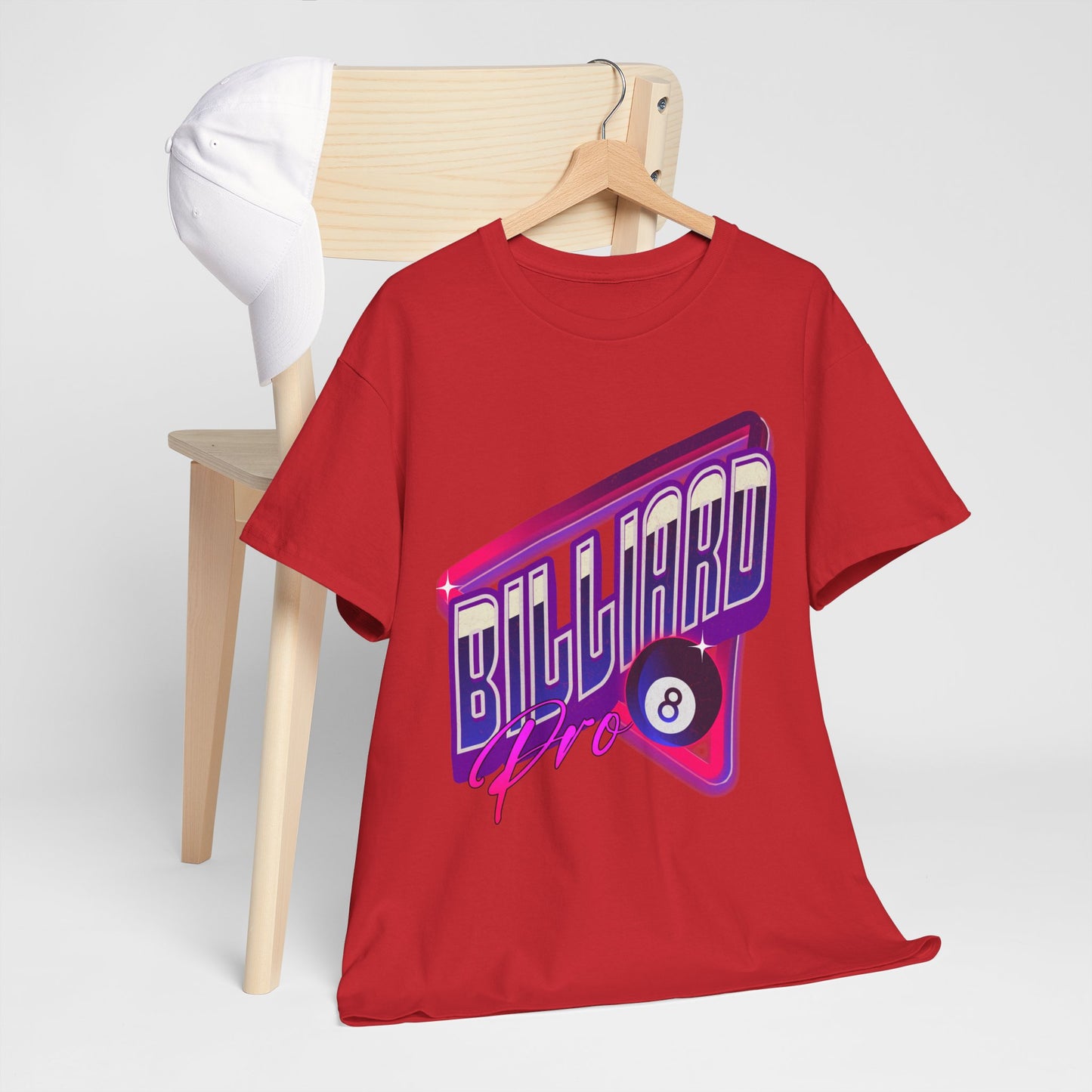 Billiard Pro 8-Ball Unisex Heavy Cotton Tee