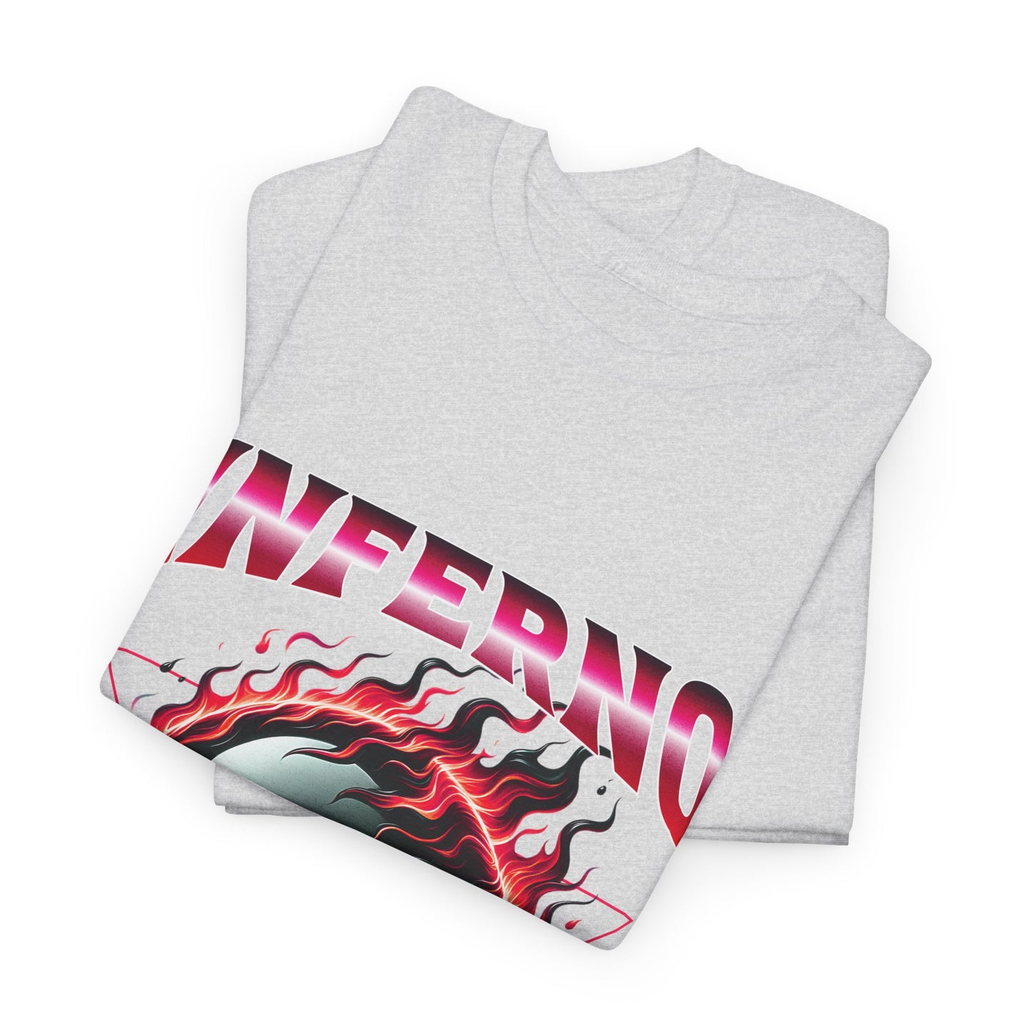 Inferno 8-Ball Design Unisex Heavy Cotton Tee