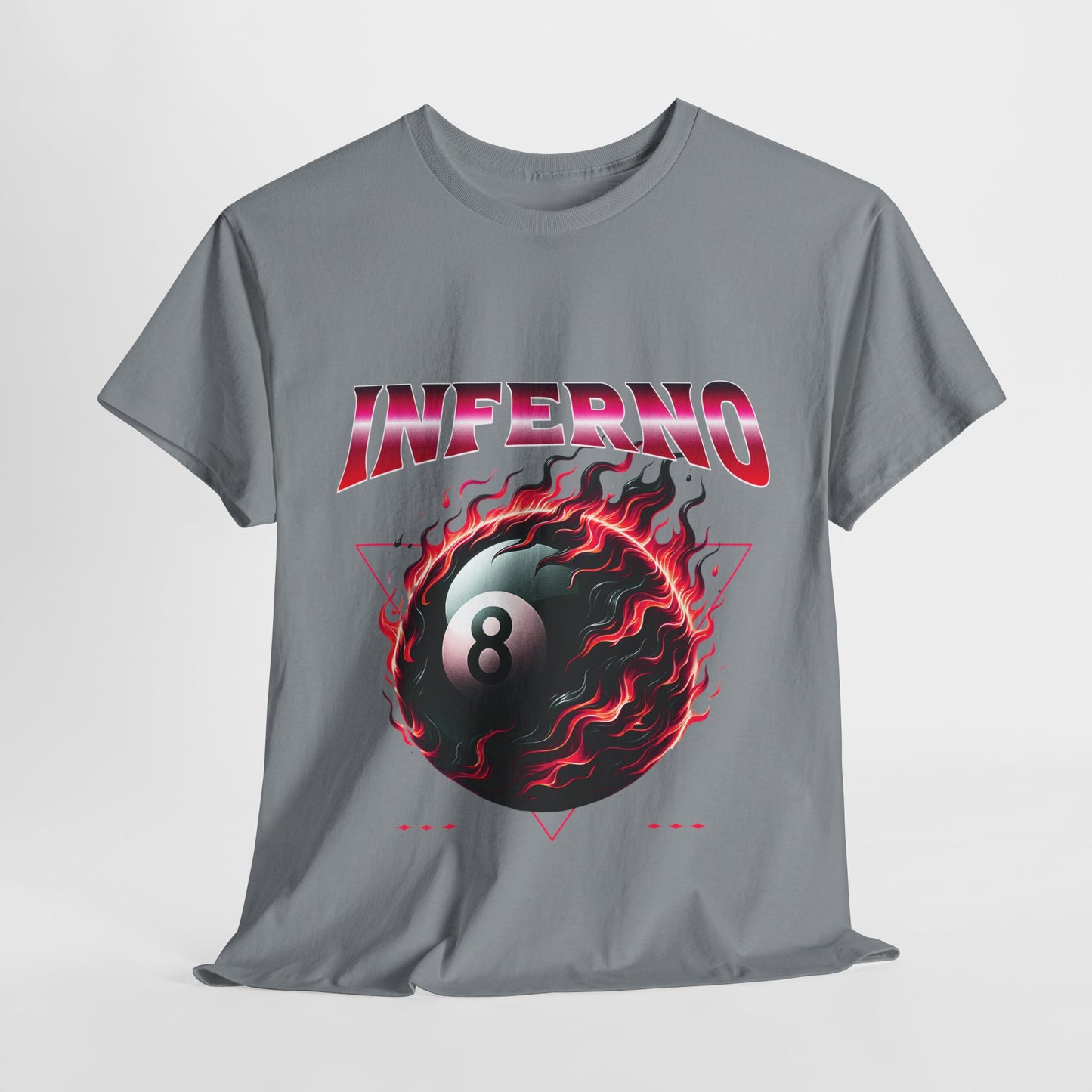 Inferno 8-Ball Design Unisex Heavy Cotton Tee