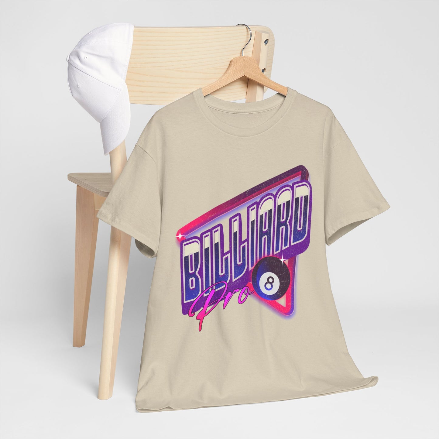 Billiard Pro 8-Ball Unisex Heavy Cotton Tee