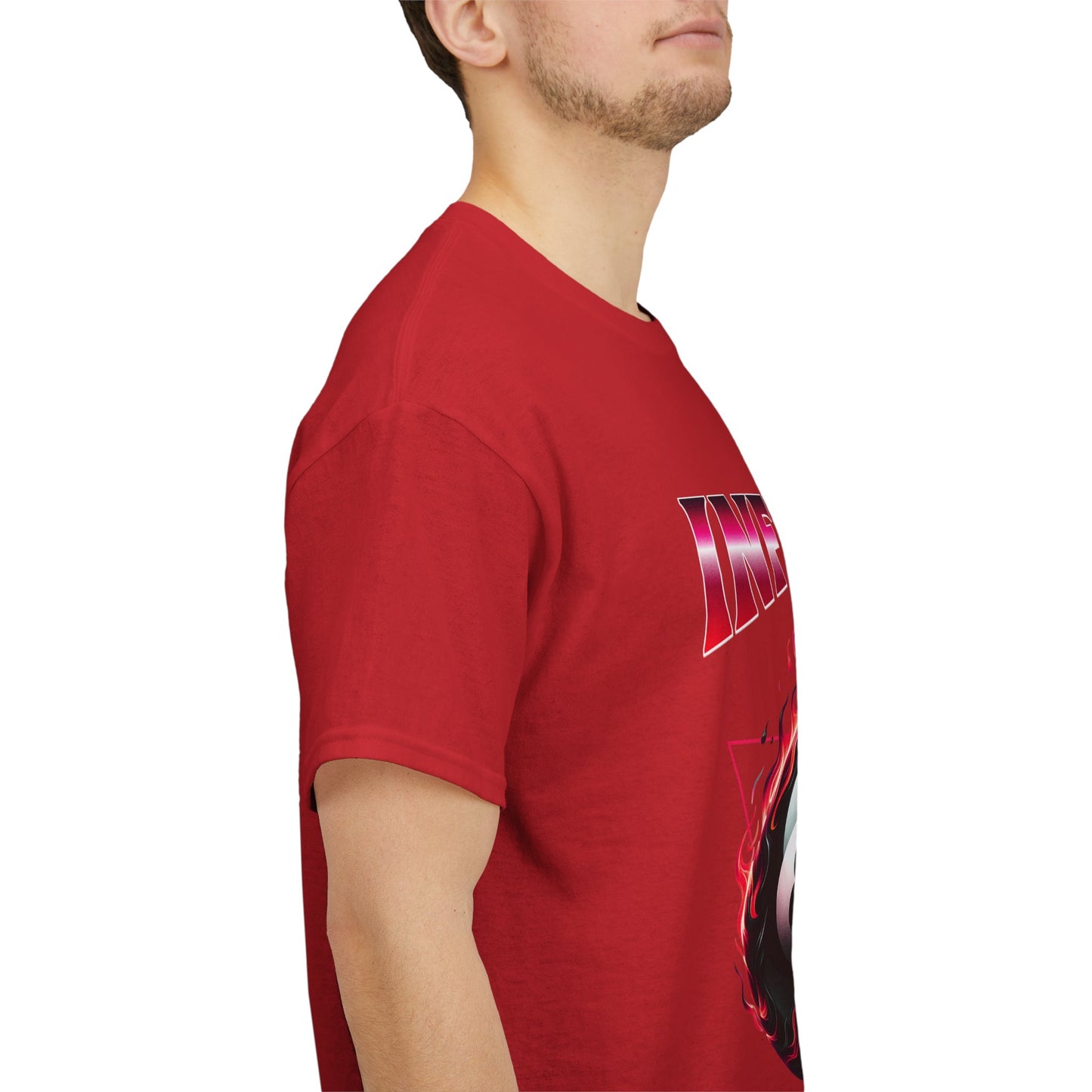 Inferno 8-Ball Design Unisex Heavy Cotton Tee