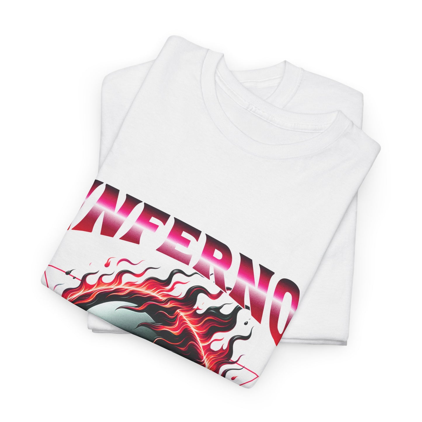 Inferno 8-Ball Design Unisex Heavy Cotton Tee