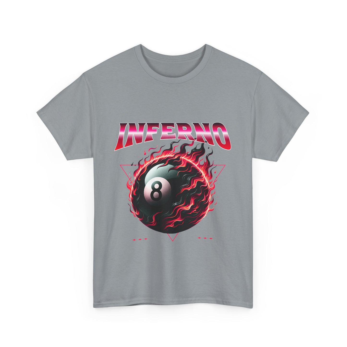 Inferno 8-Ball Design Unisex Heavy Cotton Tee