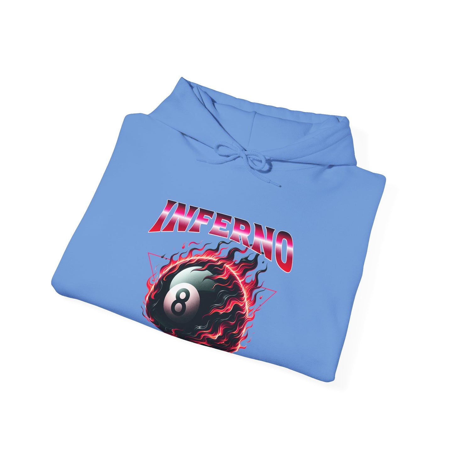 Inferno Eight Ball Unisex Hoodie - Cozy Streetwear Sweatshirt