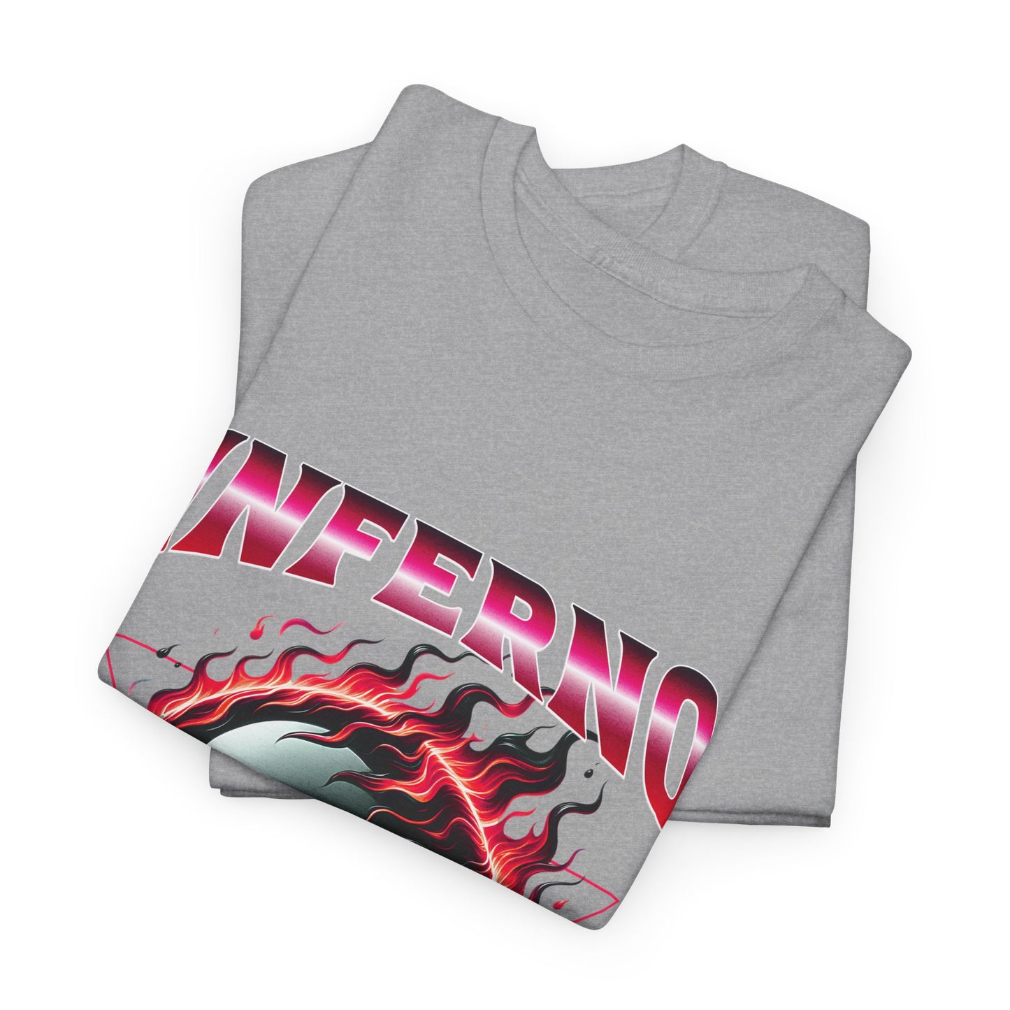Inferno 8-Ball Design Unisex Heavy Cotton Tee