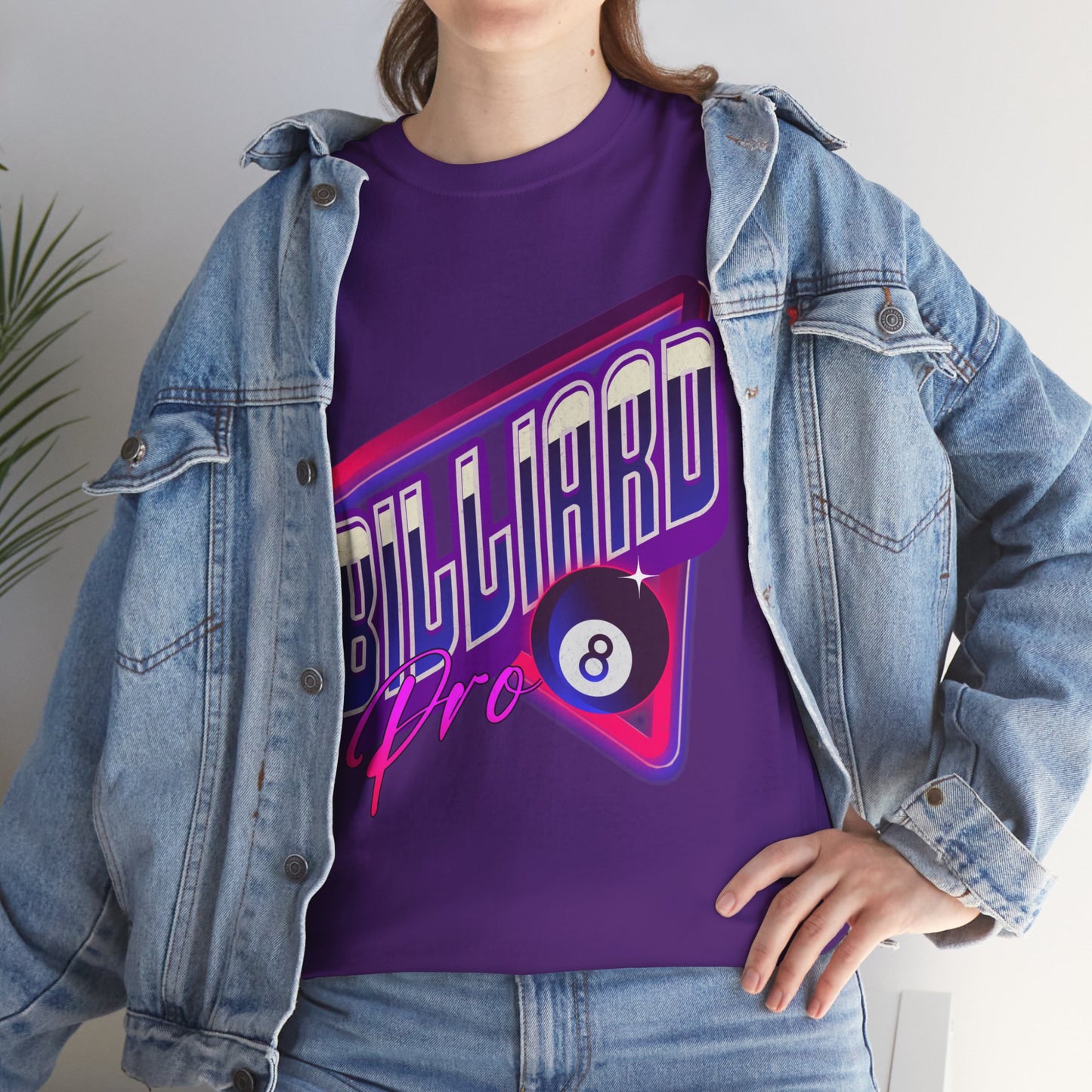 Billiard Pro 8-Ball Unisex Heavy Cotton Tee