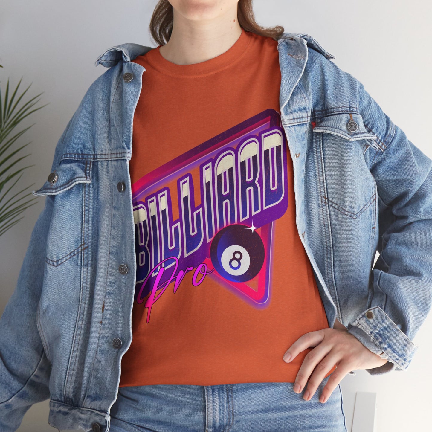 Billiard Pro 8-Ball Unisex Heavy Cotton Tee