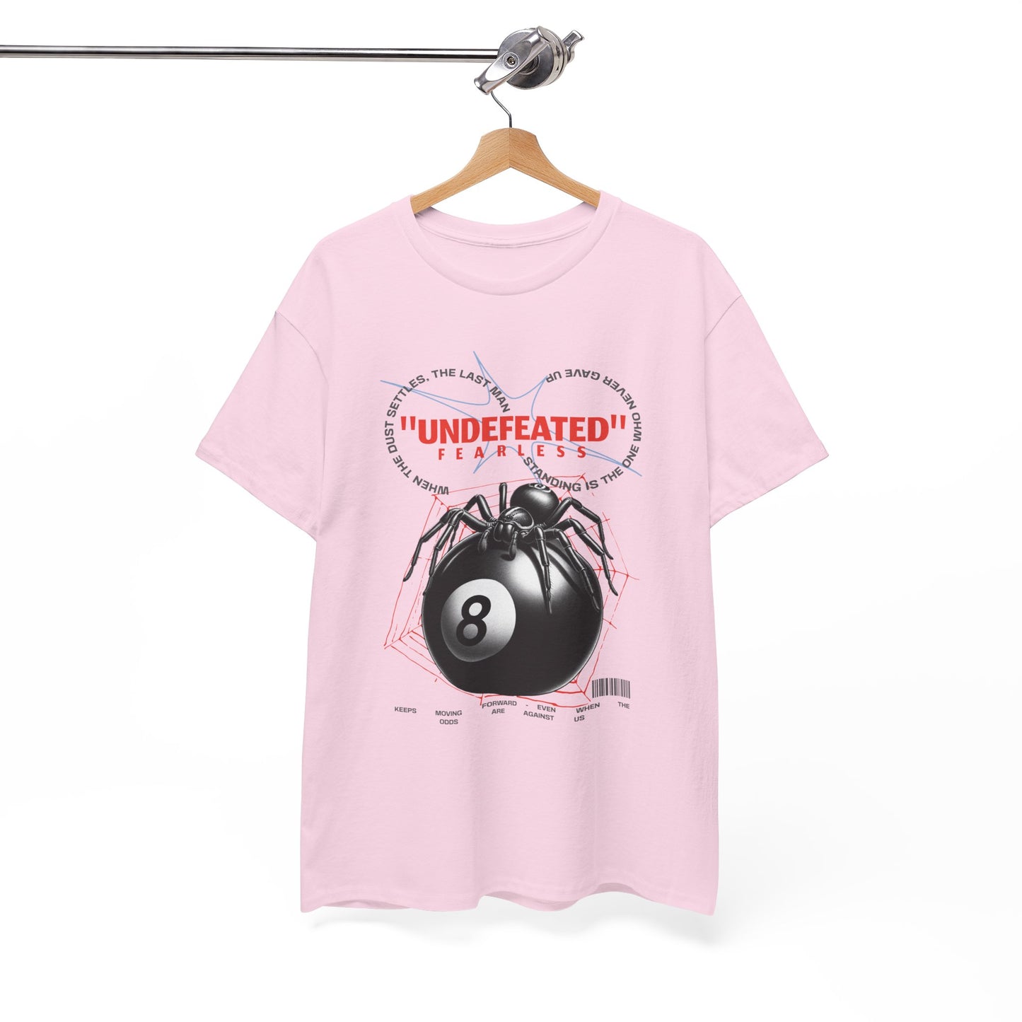Undefeated Spider 8-Ball Unisex Heavy Cotton Tee