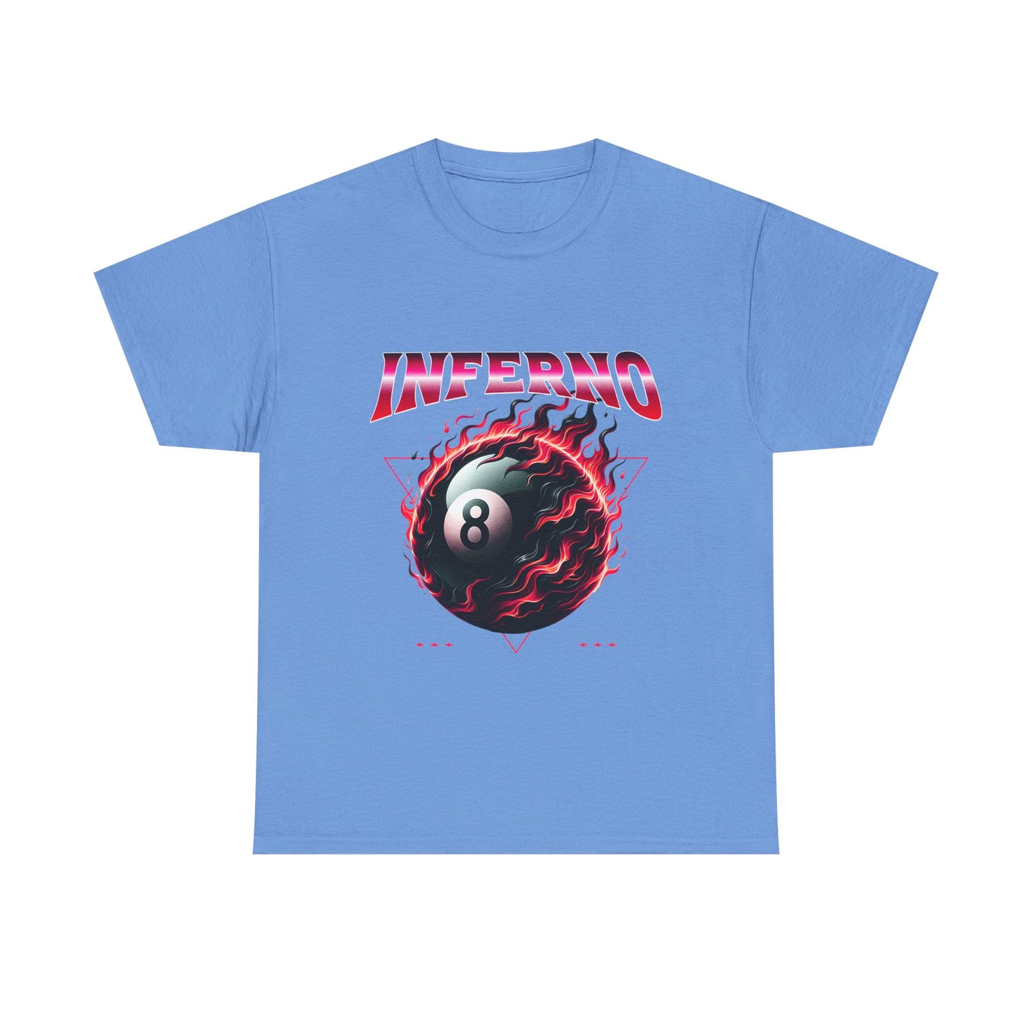 Inferno 8-Ball Design Unisex Heavy Cotton Tee
