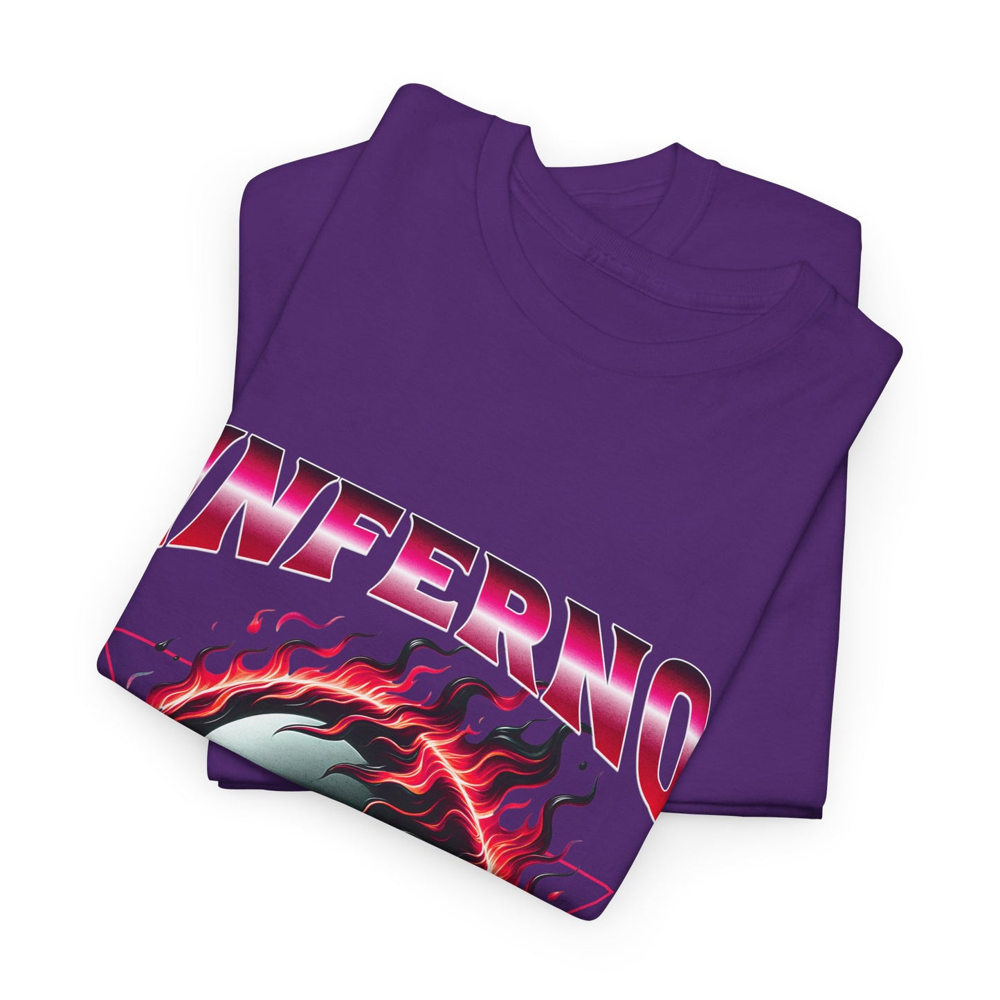 Inferno 8-Ball Design Unisex Heavy Cotton Tee