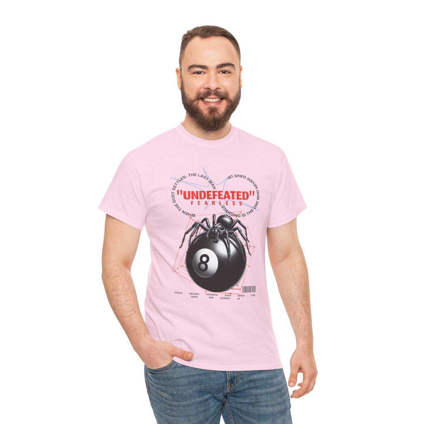 Undefeated Spider 8-Ball Unisex Heavy Cotton Tee