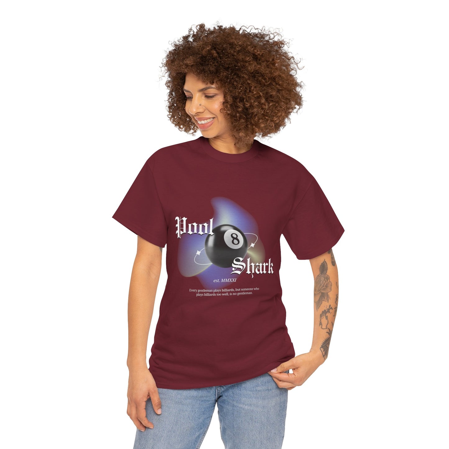 8 Ball Pool Shark Unisex Tee