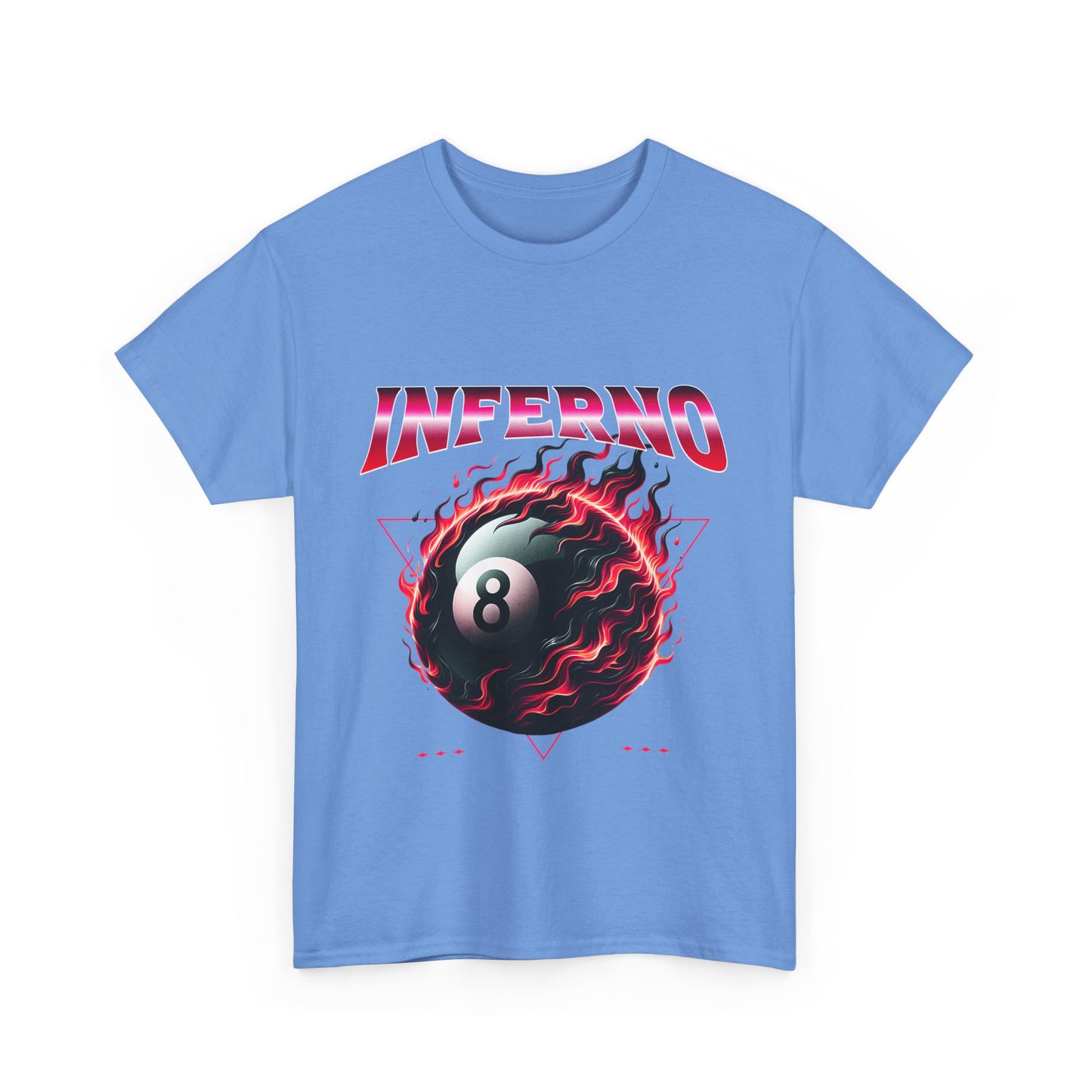 Inferno 8-Ball Design Unisex Heavy Cotton Tee