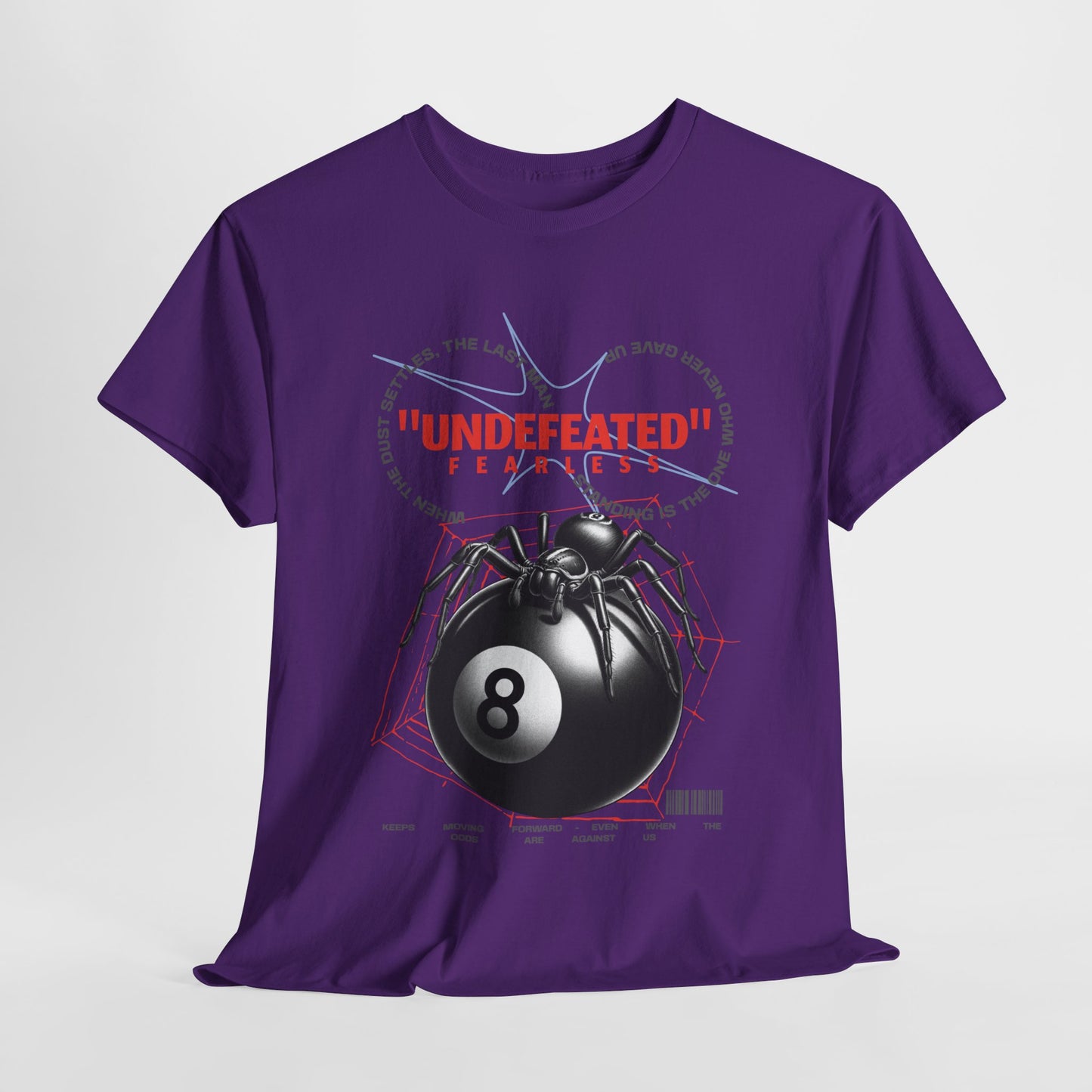 Undefeated Spider 8-Ball Unisex Heavy Cotton Tee