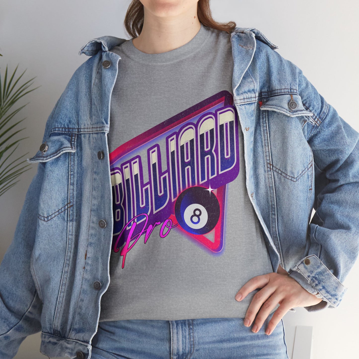 Billiard Pro 8-Ball Unisex Heavy Cotton Tee